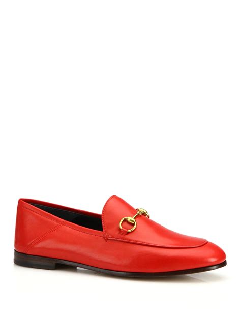 red gucci brixton loafers|Gucci brixton loafer nordstrom.